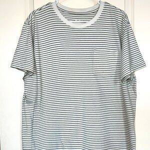 Katin Striped Knit Pocket T-Shirt – Size XL